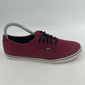 🥾 Vans Unisex Maroon Classic Canvas Lace-Up Shoes - Sizes Men/6 |Women’s 7.5